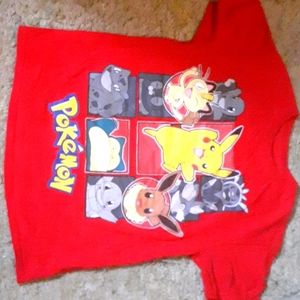 Pokemon tee shirt. Child's size 10/12 red